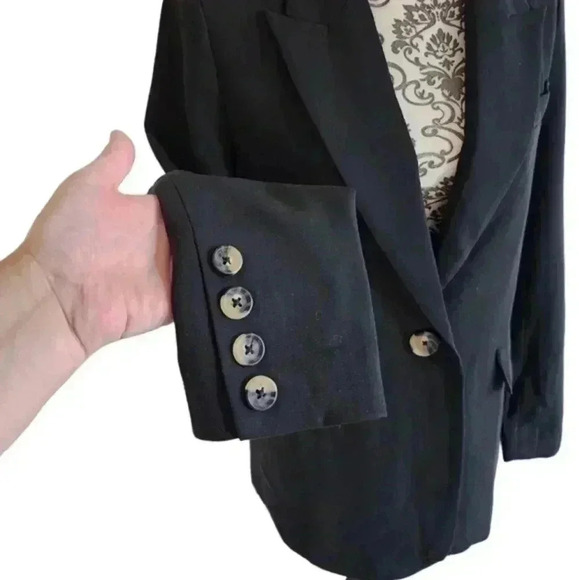 Madison the Label  Audrey Blazer Blazer Button Closure Single Breasted Women's S - Picture 8 of 16